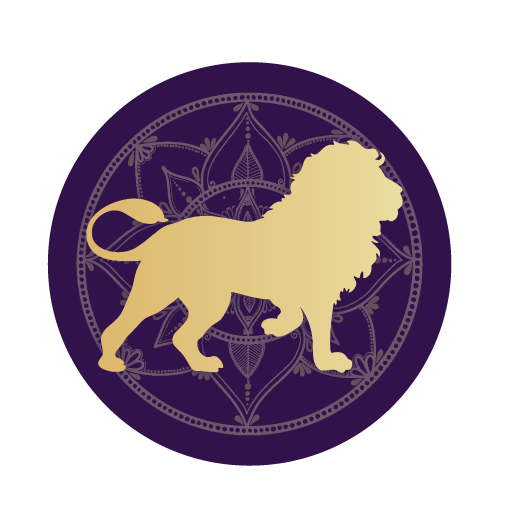 Lion mandala icon