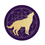 Wolf mandala icon